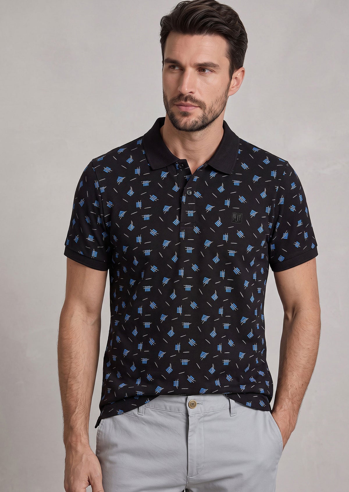Black Polo T-Shirt