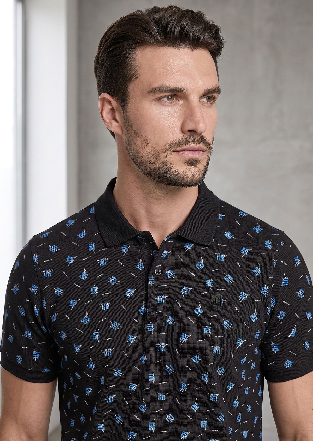 Black Polo T-Shirt