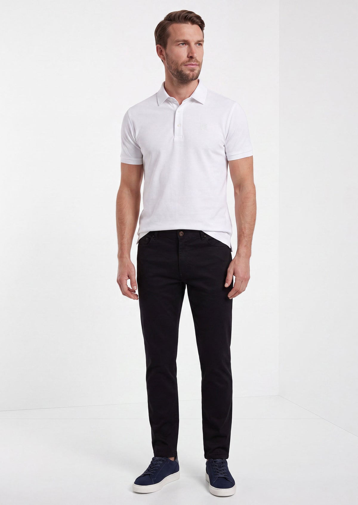 White Polo T-Shirt