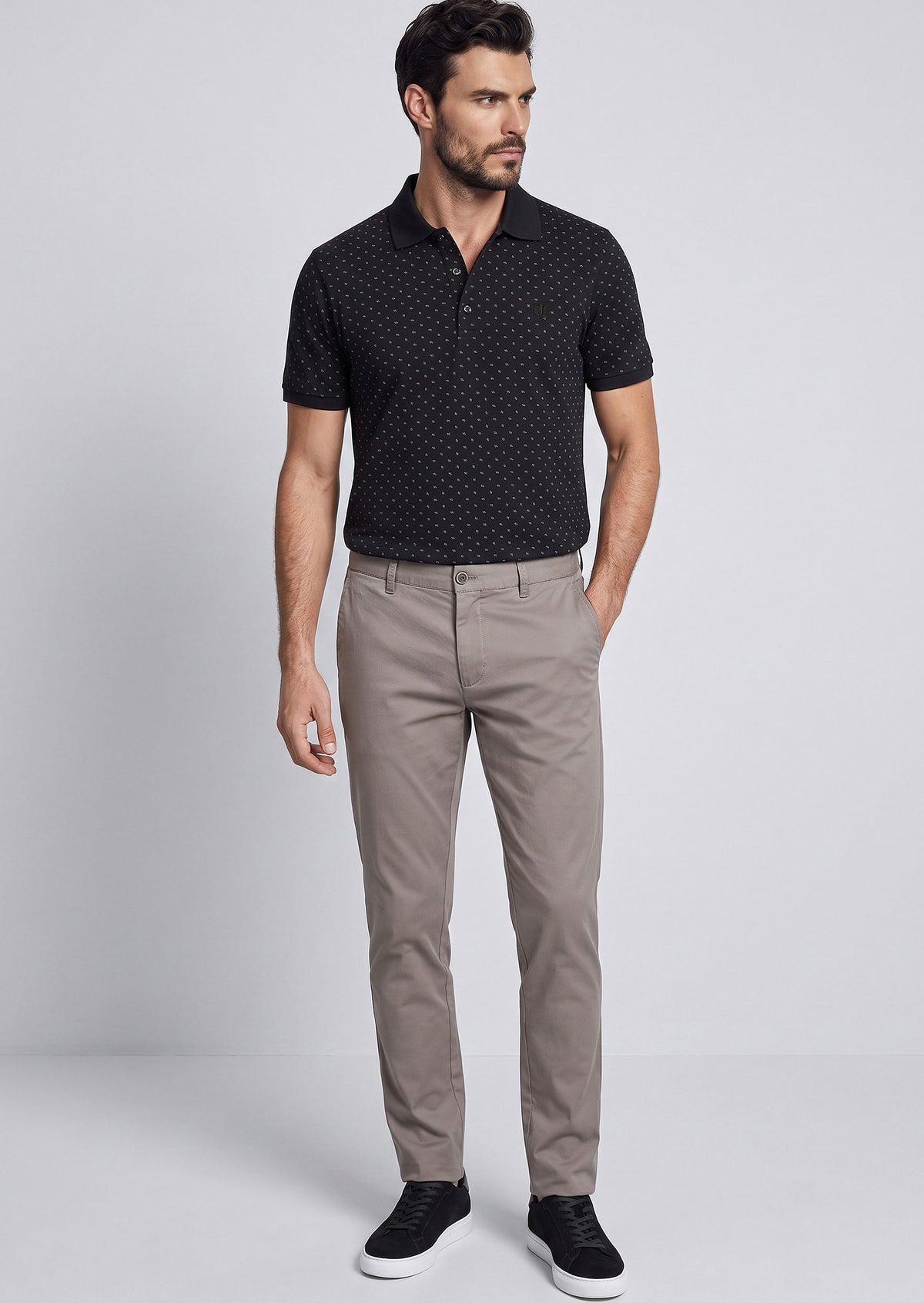 Black Polo T-Shirt