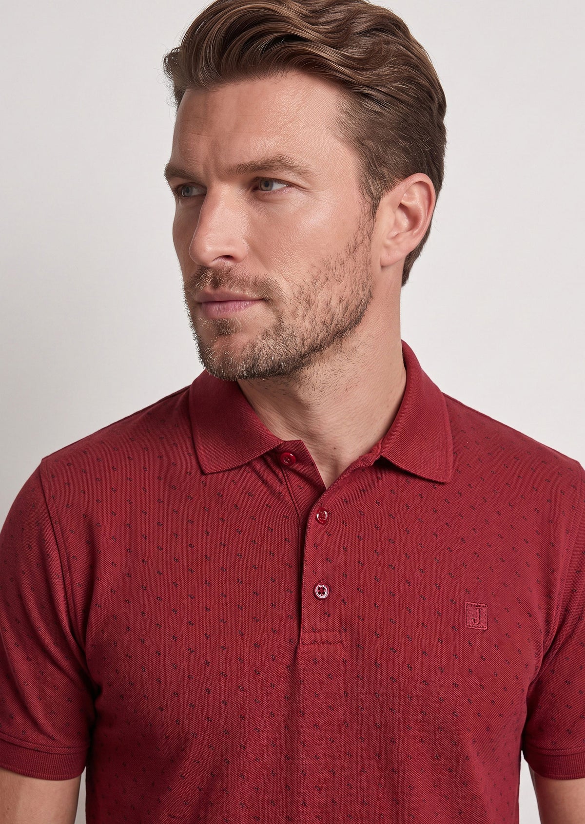 Burgundy Polo T-Shirt