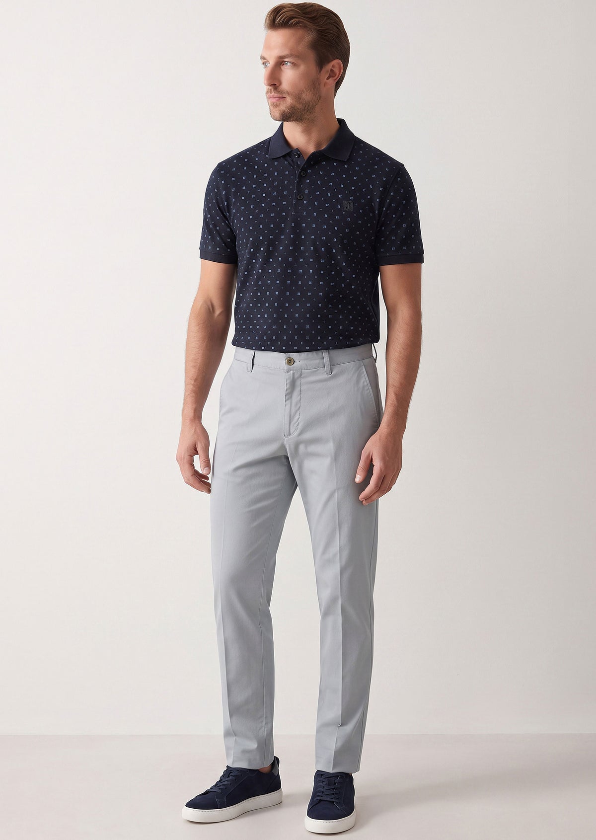 Navy Polo T-Shirt