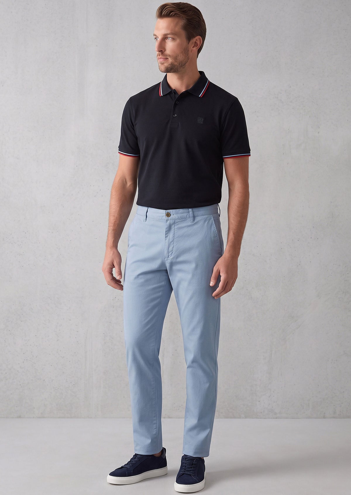 Navy Polo T-Shirt