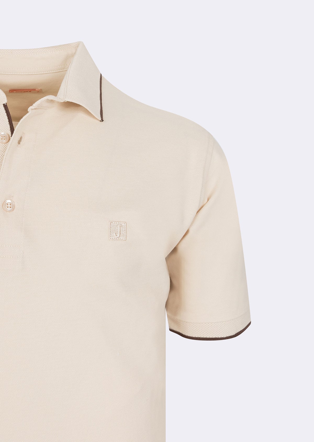 Light Beige Polo T-Shirt