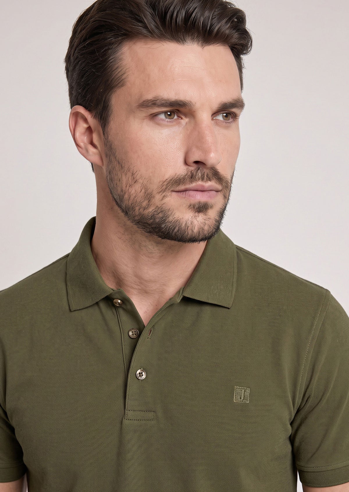 Khaki Polo T-Shirt