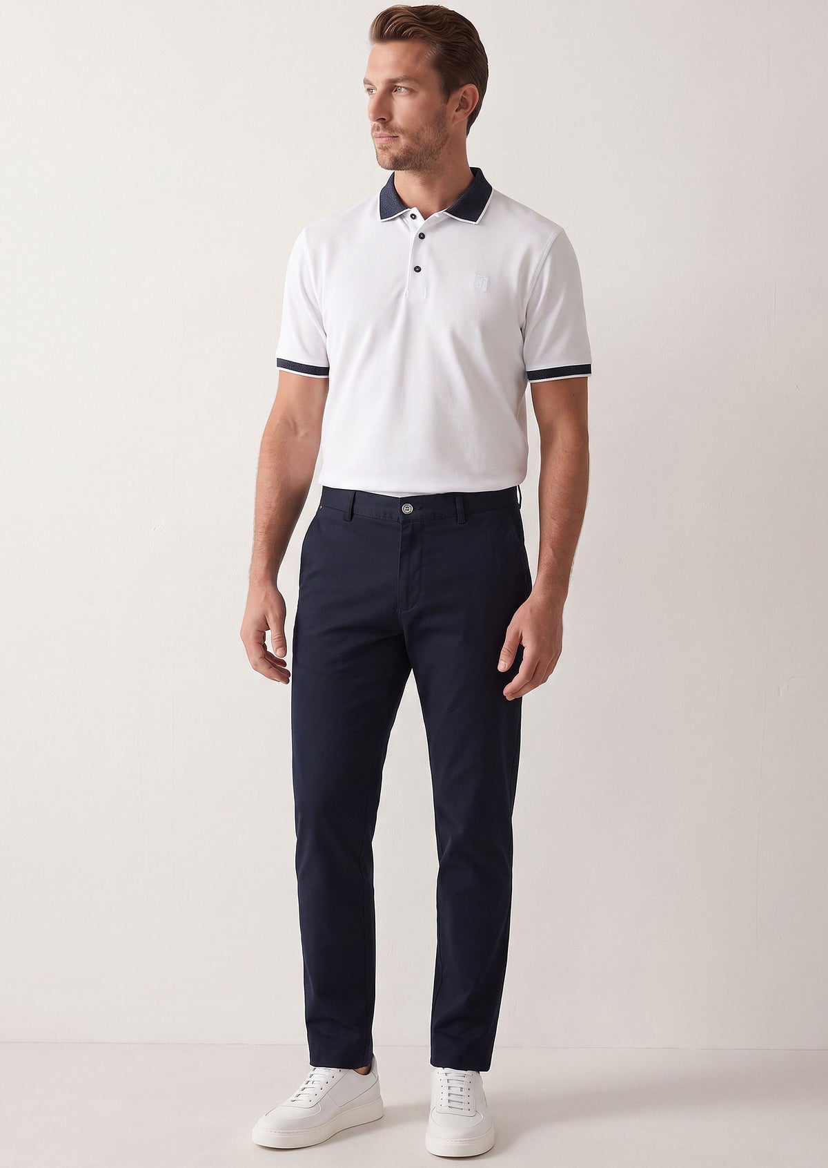 White Polo T-Shirt