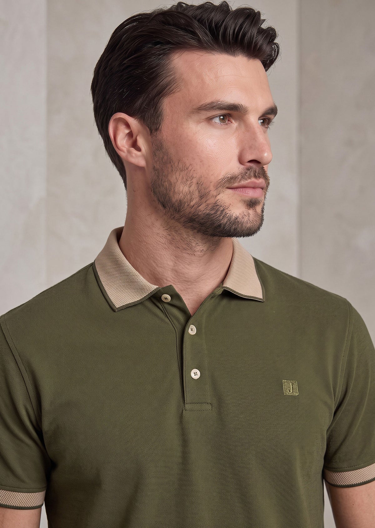Khaki Polo T-Shirt