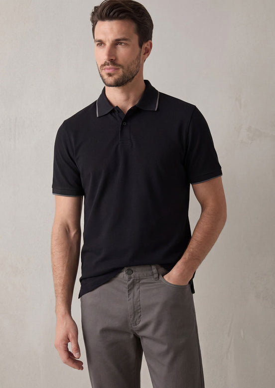 Black Polo T-Shirt