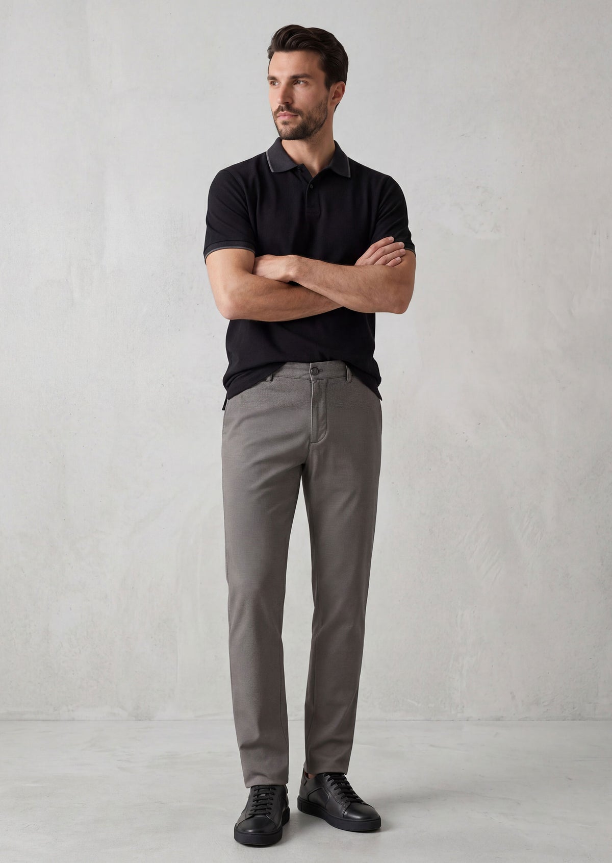 Black Polo T-Shirt