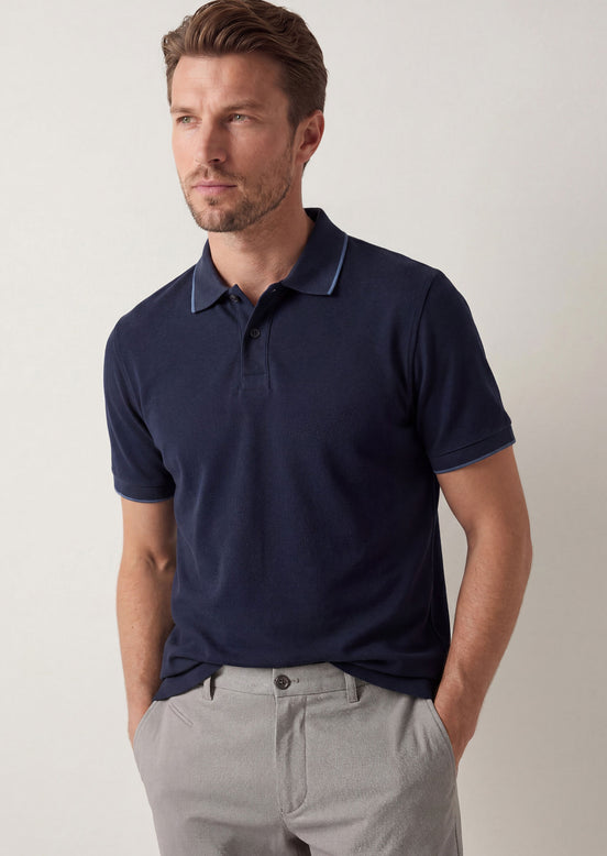 Navy Polo T-Shirt
