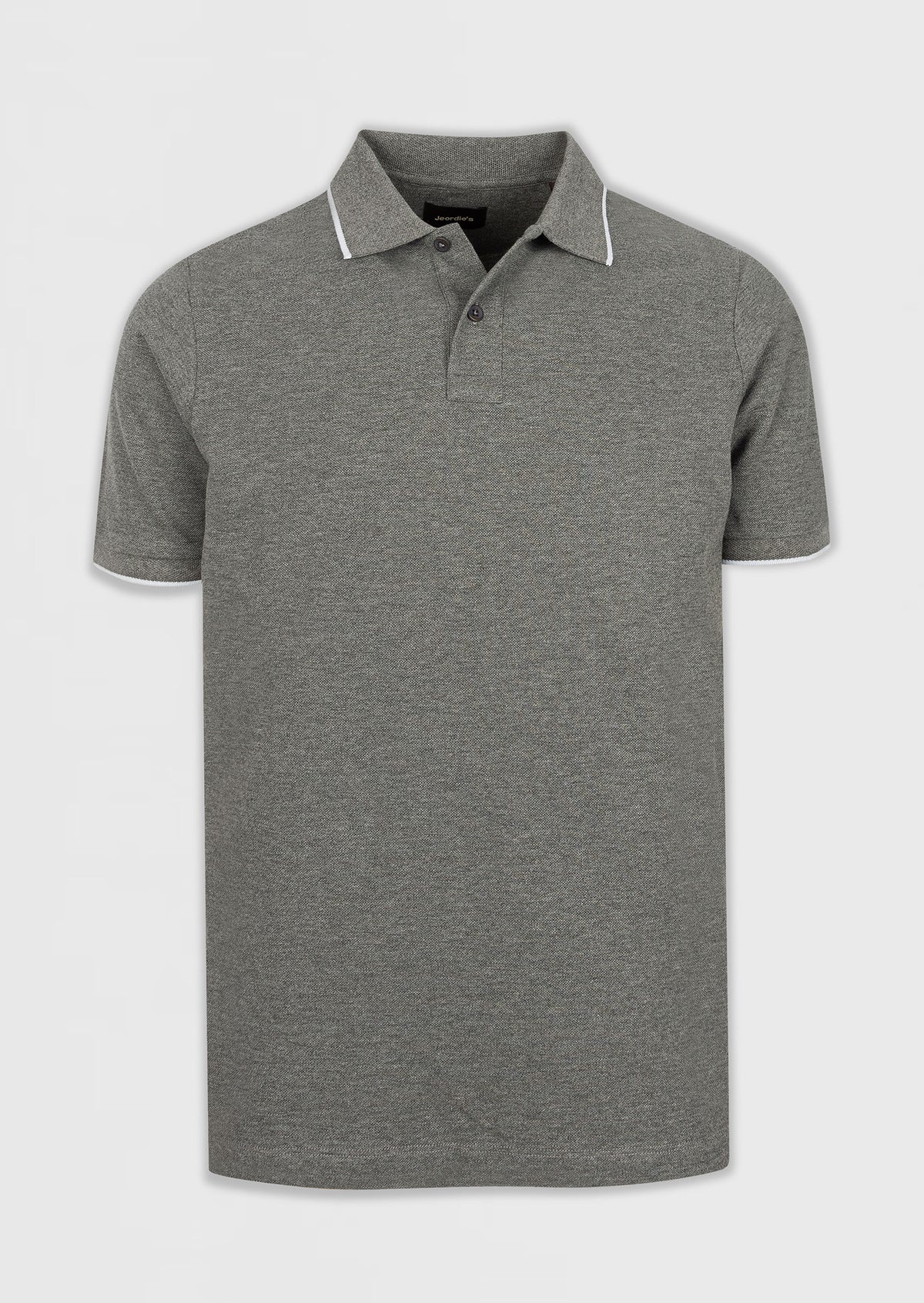 Anthracite Melange Polo T-Shirt