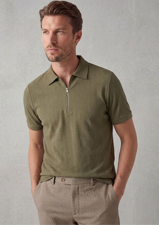 Khaki Polo T-Shirt