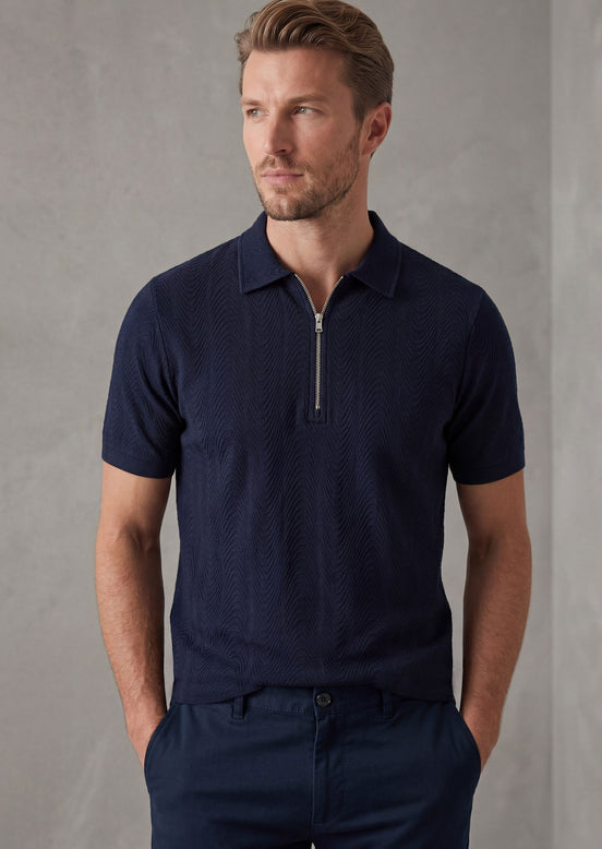 Navy Polo T-Shirt