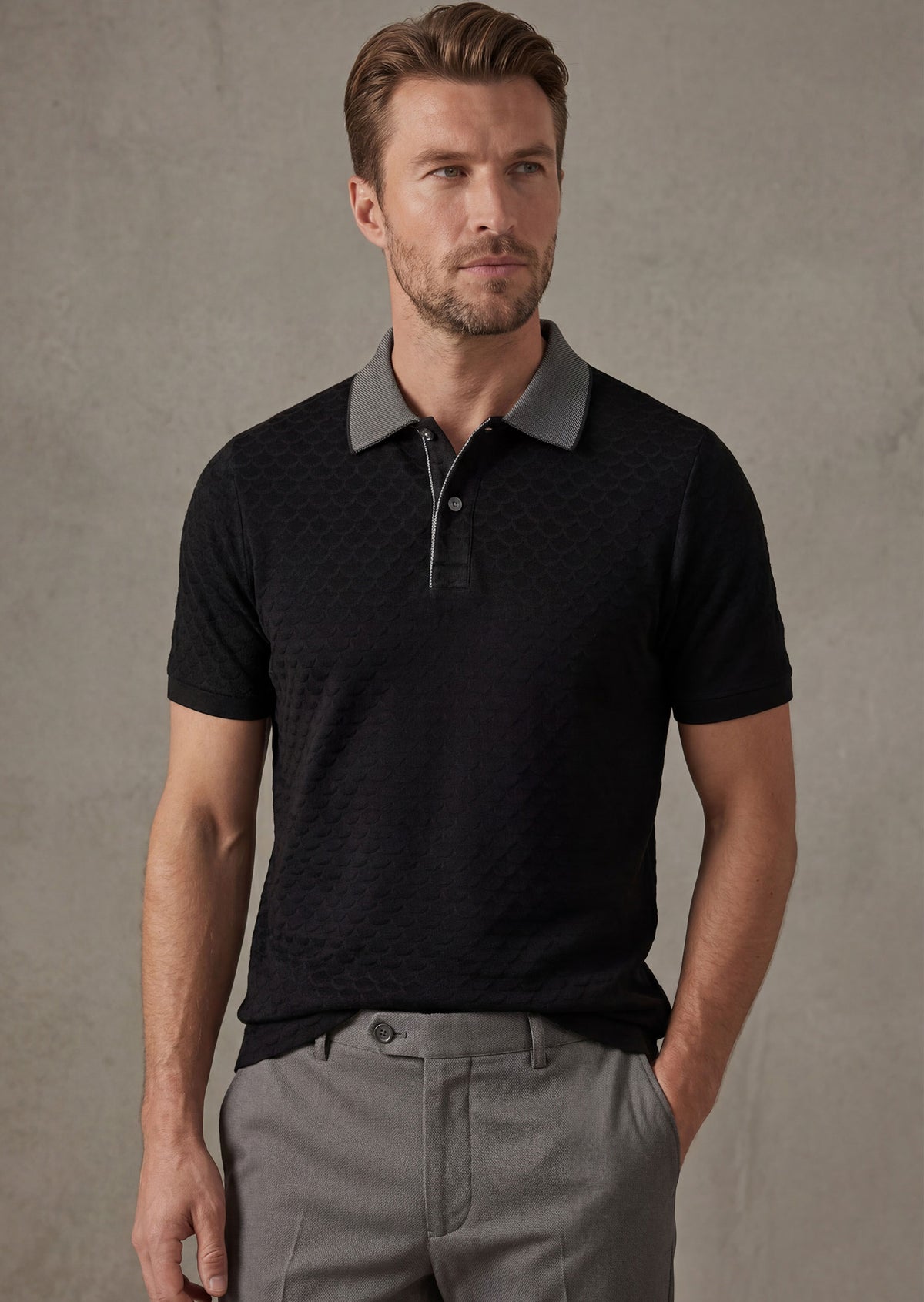 Black Polo T-Shirt