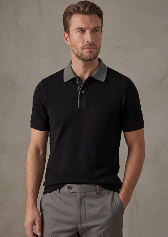 Black Polo T-Shirt