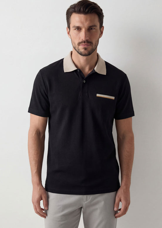 Black Polo T-Shirt