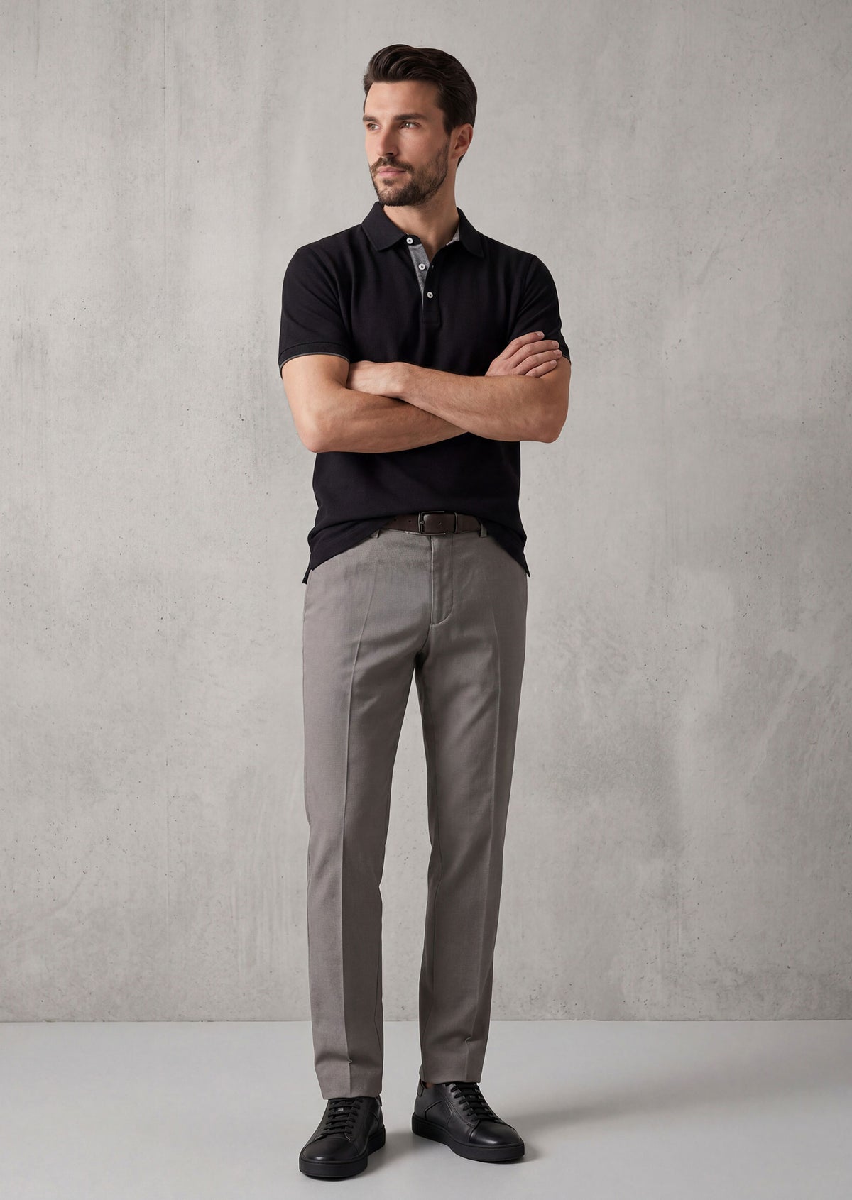 Black Polo T-Shirt