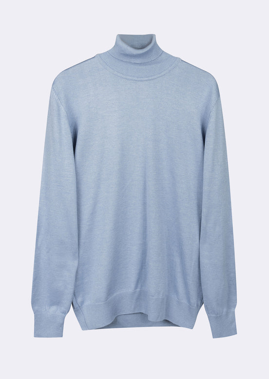 Melange Blue Knitwear