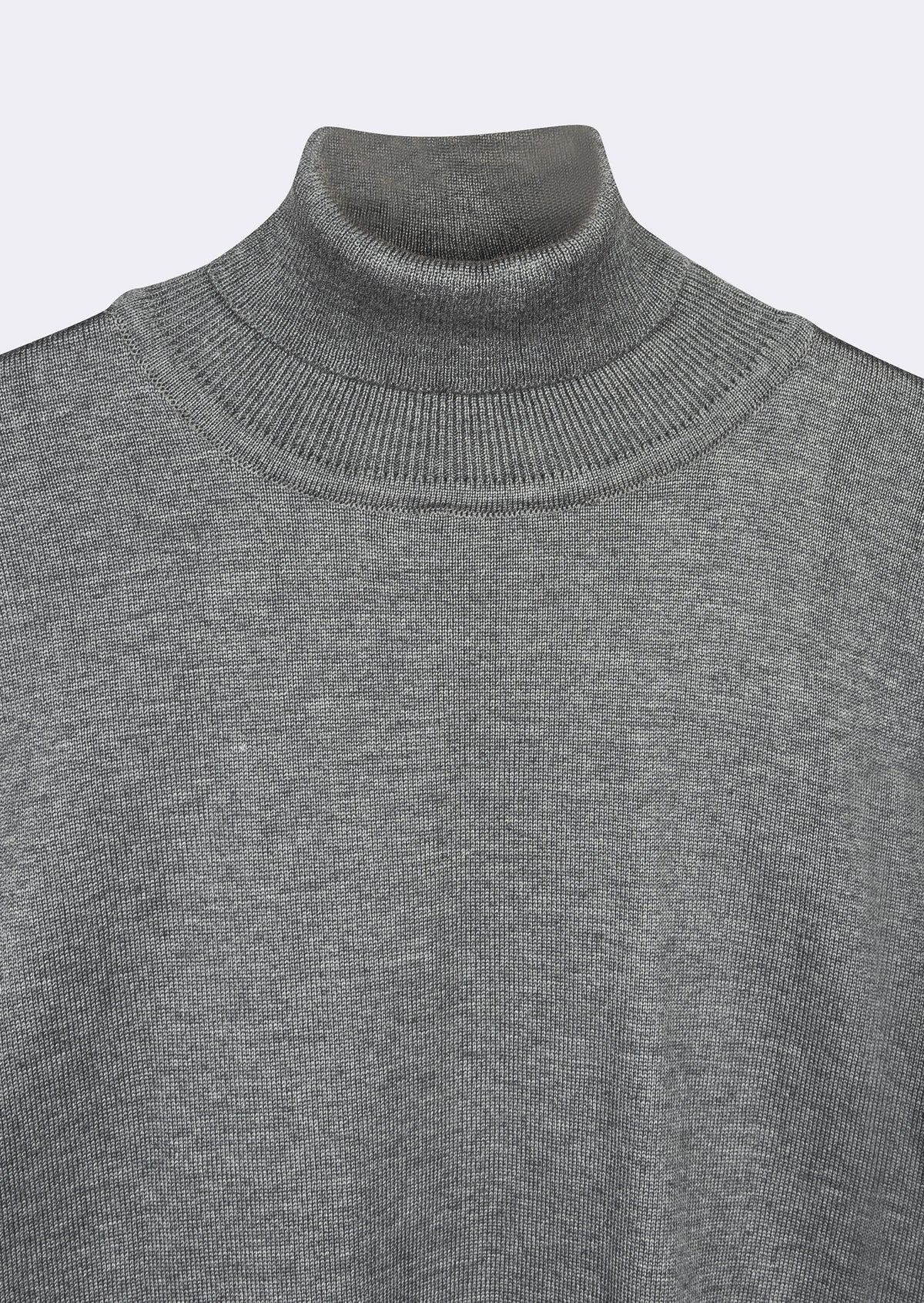 Dark Grey Melange Knitwear