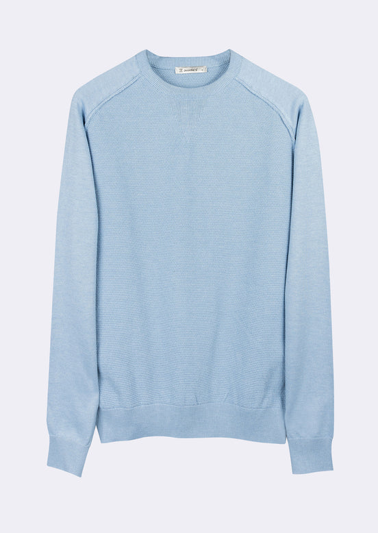 Melange Blue Knitwear