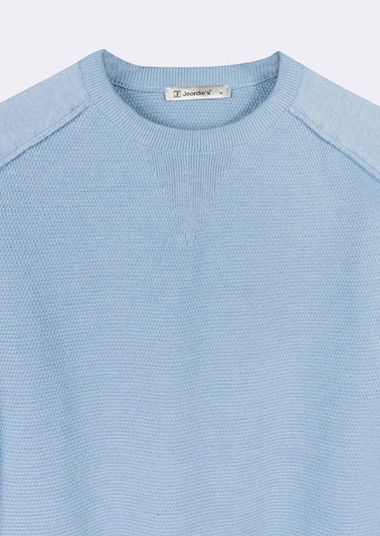 Melange Blue Knitwear