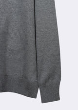 Dark Grey Melange Knitwear