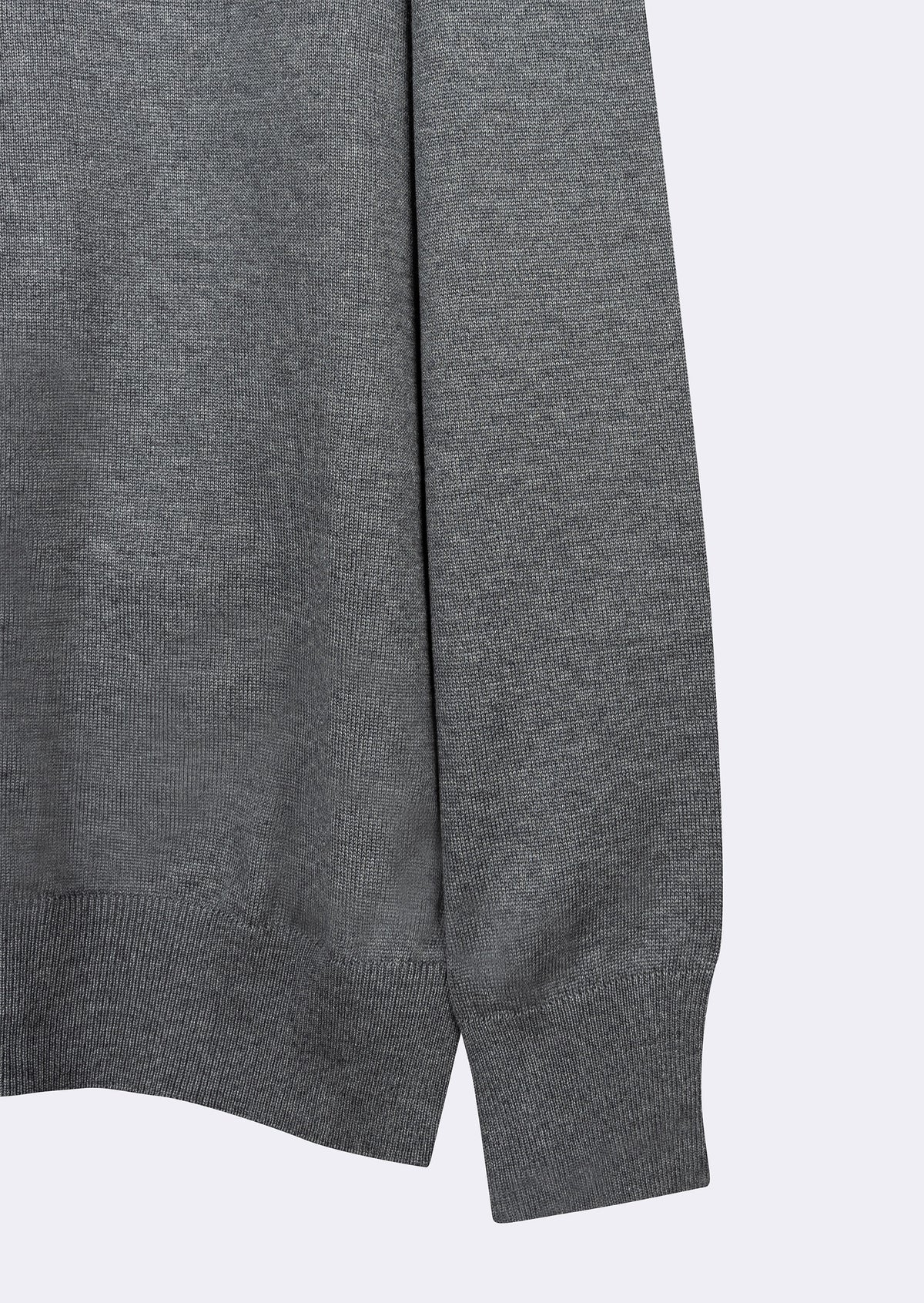 Dark Grey Melange Knitwear