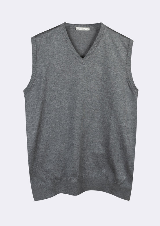 Dark Grey Melange Knitwear