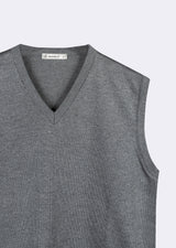 Dark Grey Melange Knitwear