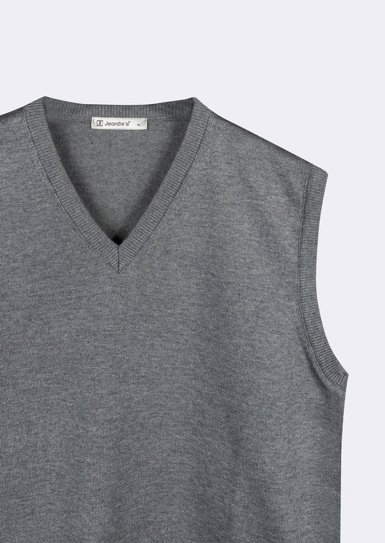 Dark Grey Melange Knitwear