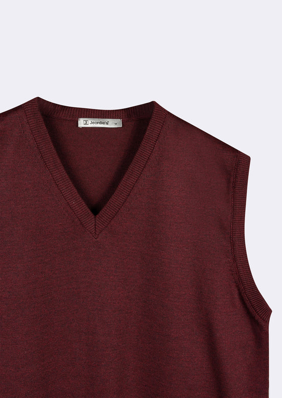 Dark Burgundy Melange Knitwear