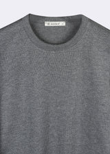 Dark Grey Melange Knitwear