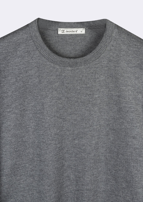 Dark Grey Melange Knitwear