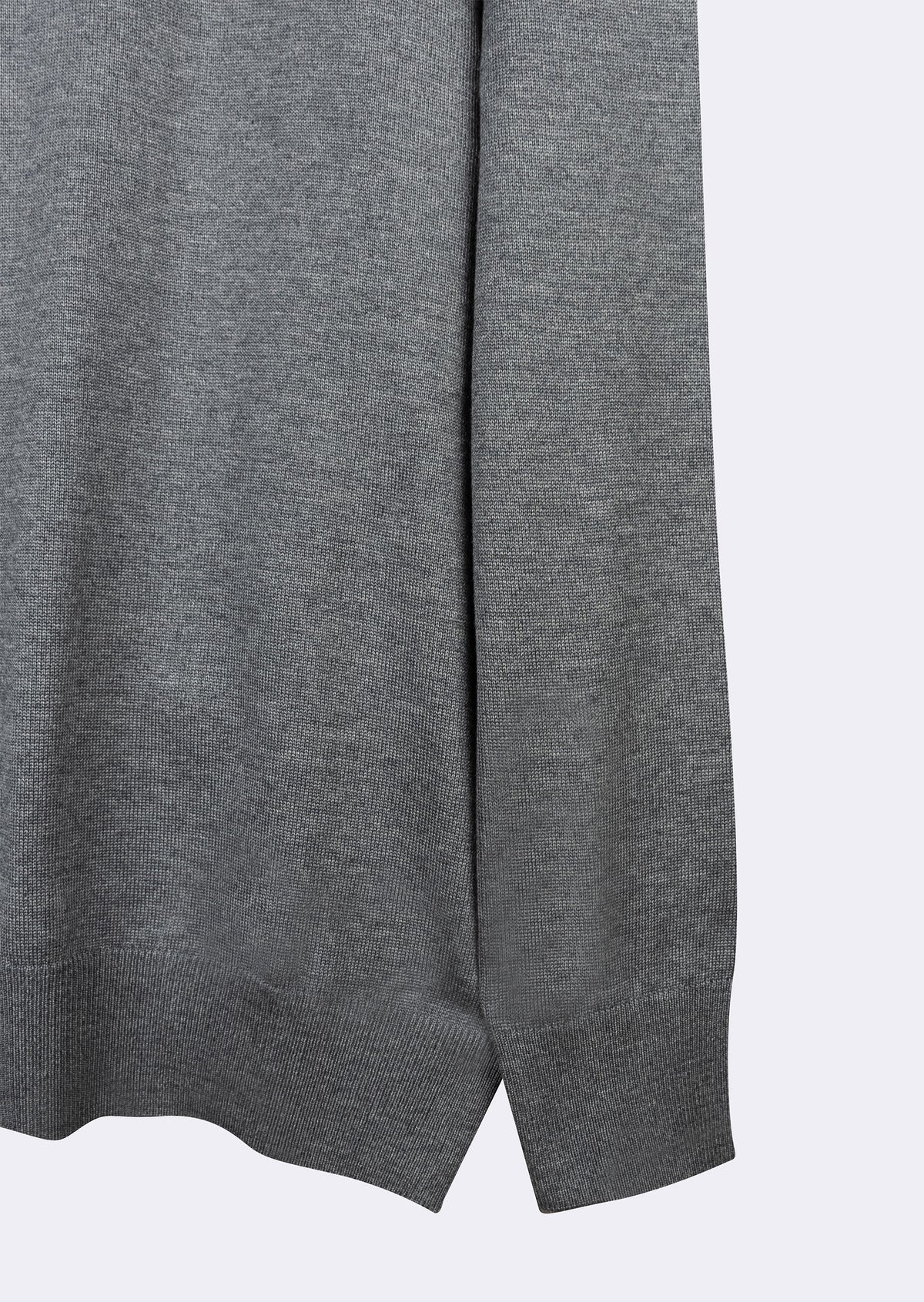 Dark Grey Melange Knitwear