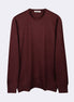 Dark Burgundy Melange Knitwear