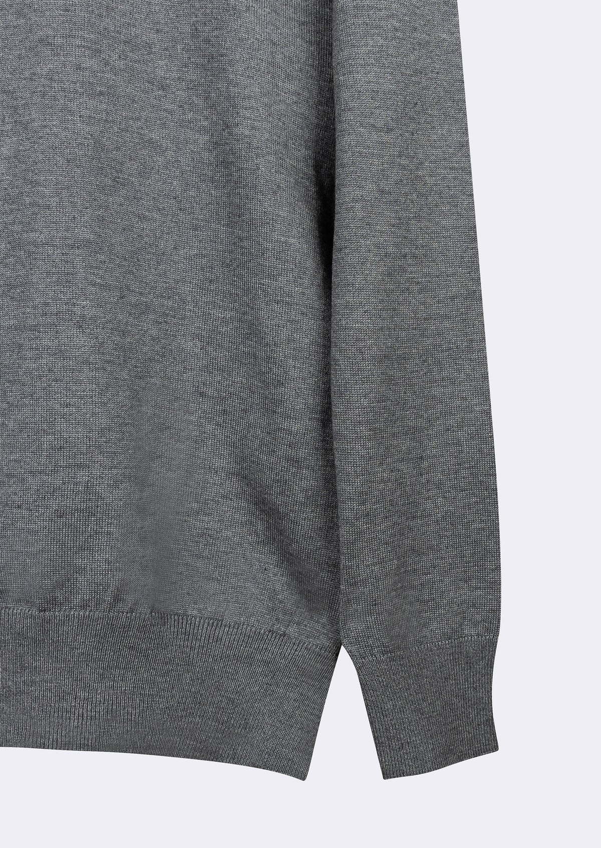 Dark Grey Melange Knitwear