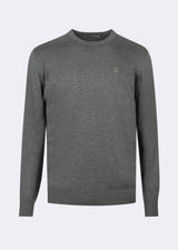 Dark Grey Melange Knitwear