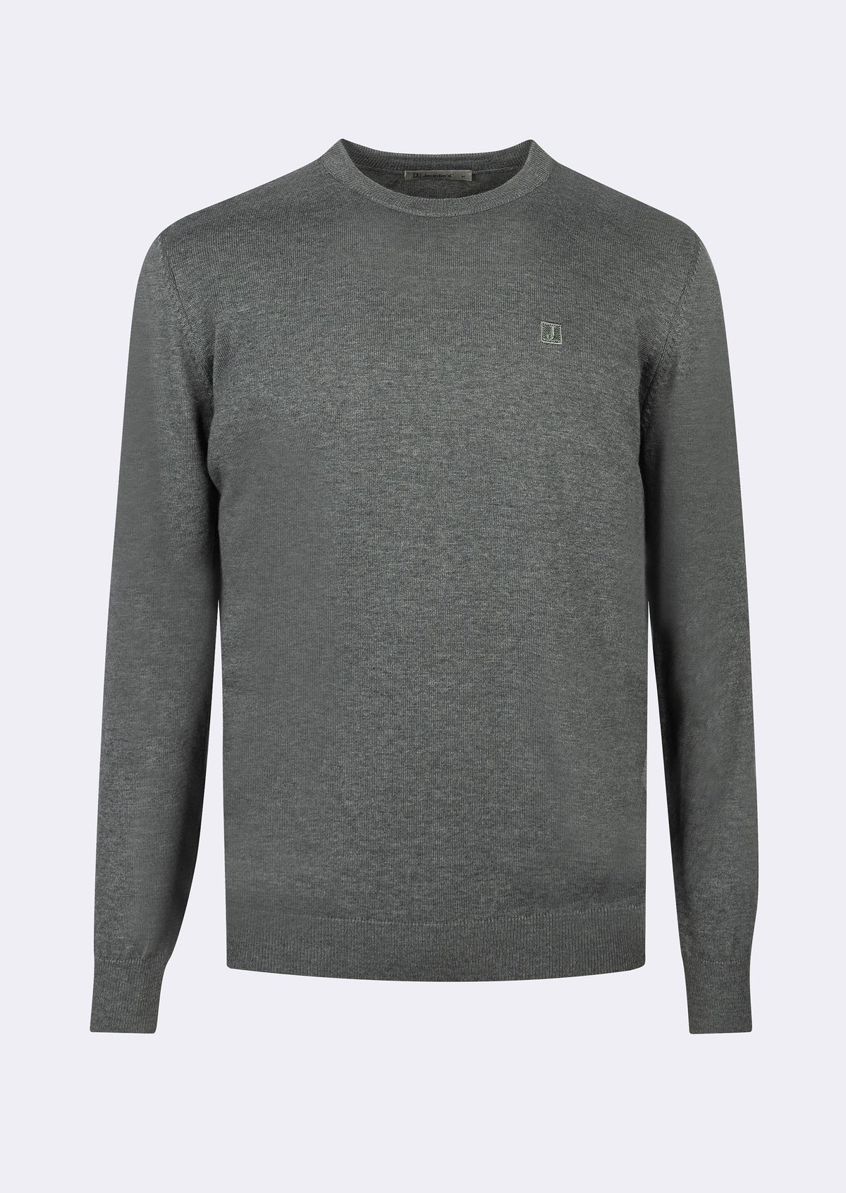 Dark Grey Melange Knitwear