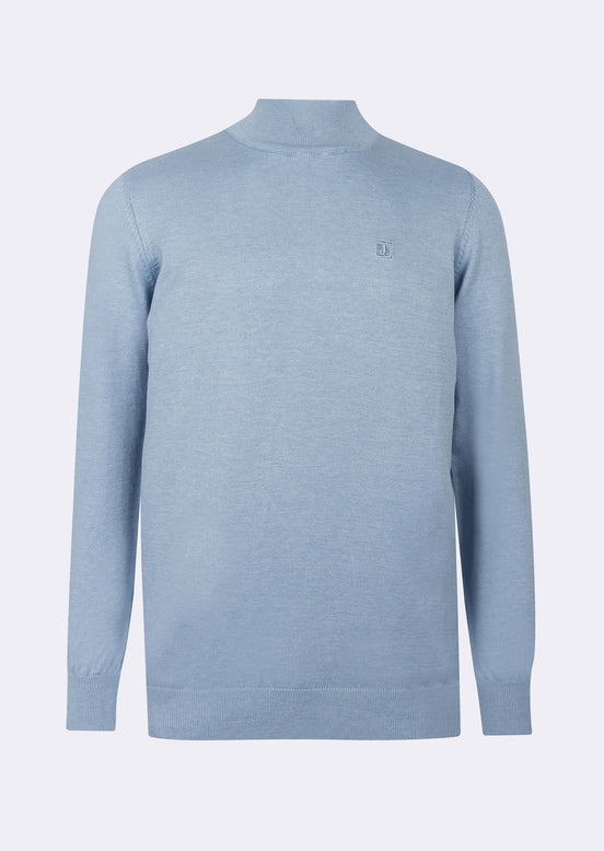 Melange Blue Knitwear