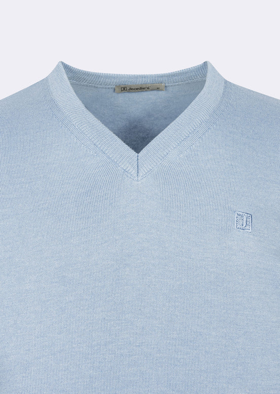 Melange Blue Knitwear