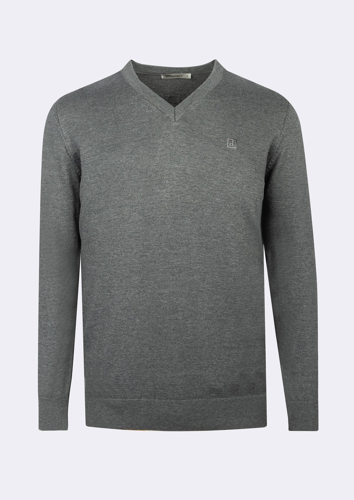 Dark Grey Melange Knitwear