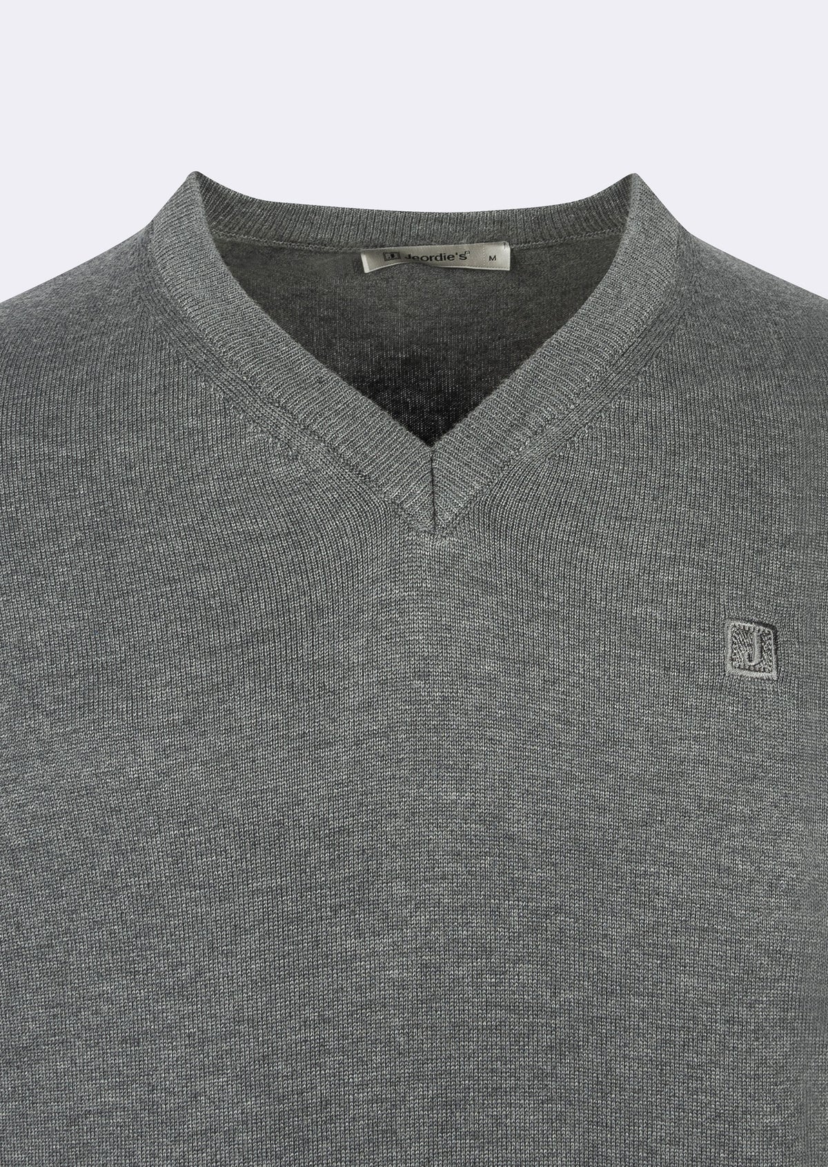 Dark Grey Melange Knitwear