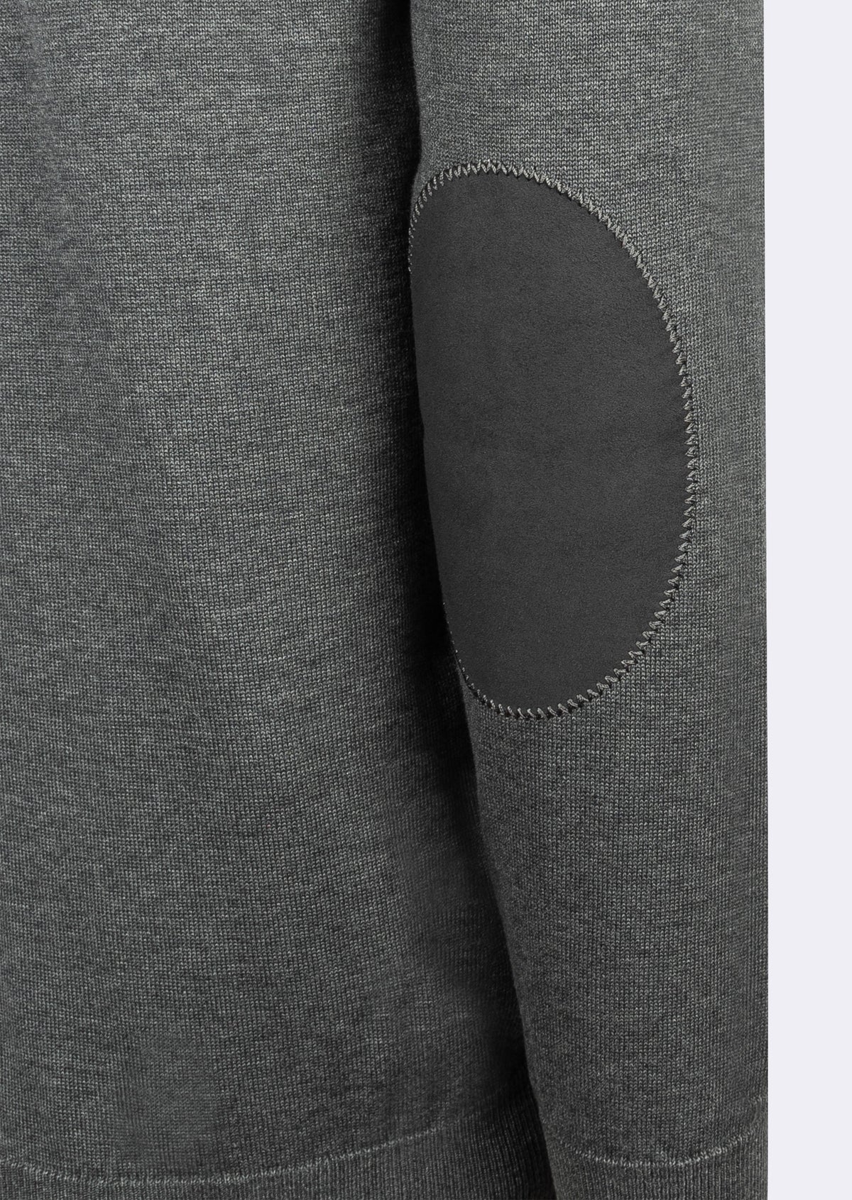 Dark Grey Melange Knitwear