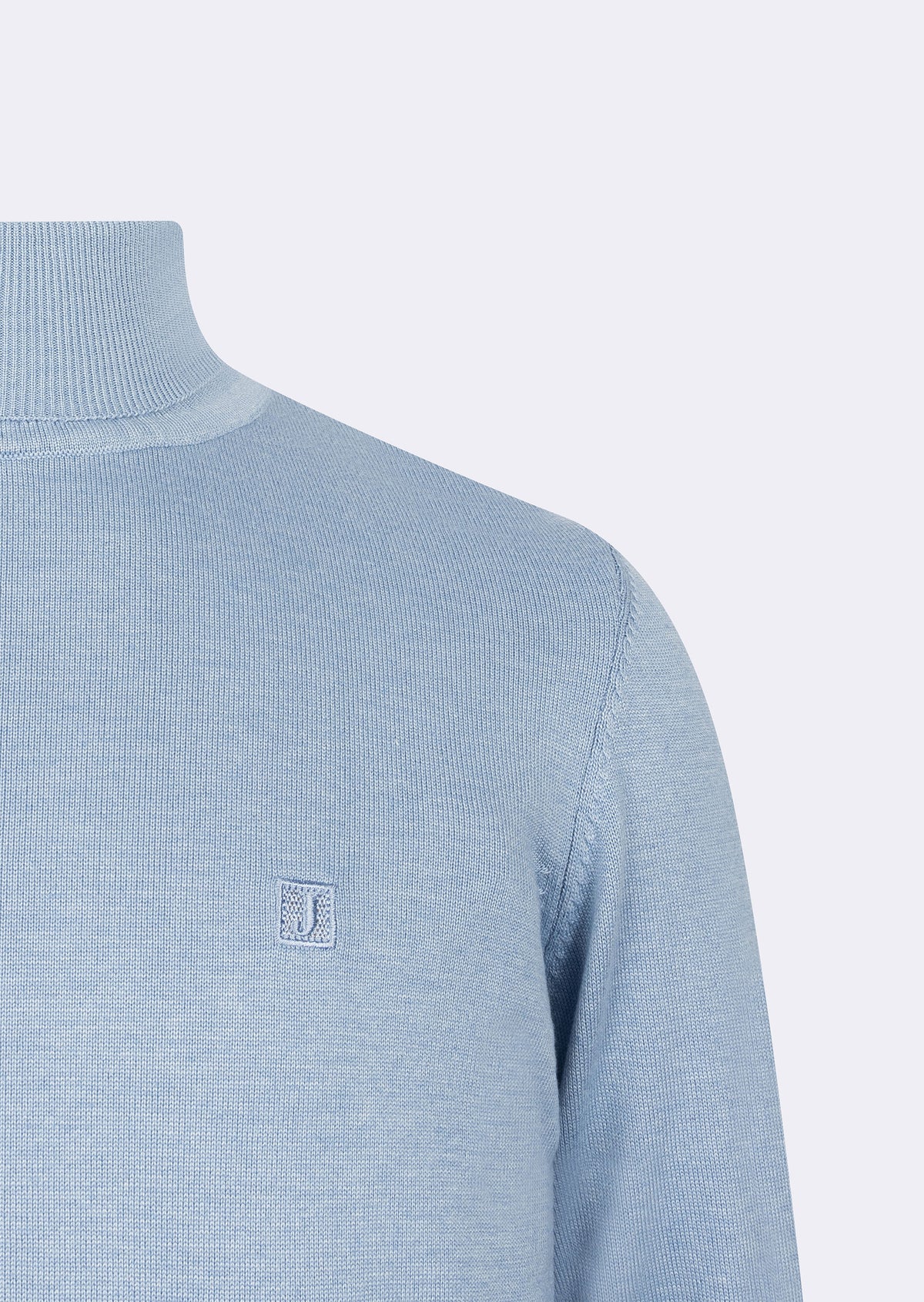 Melange Blue Knitwear