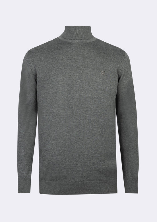 Dark Grey Melange Knitwear