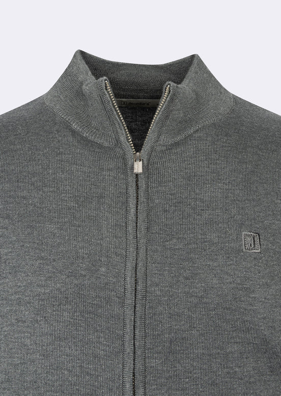 Dark Grey Melange Knitwear