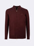 Dark Burgundy Melange Knitwear