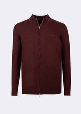 Dark Burgundy Melange Knitwear