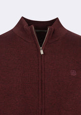 Dark Burgundy Melange Knitwear