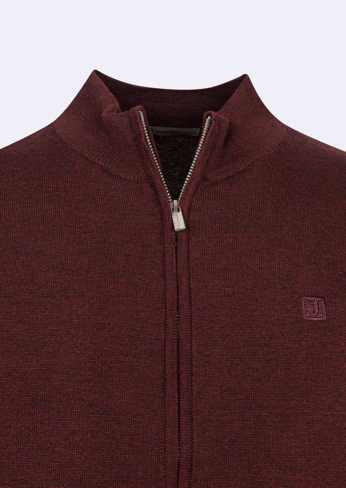 Dark Burgundy Melange Knitwear
